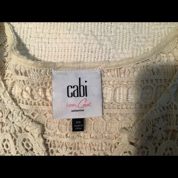 Cabi - Love, Carol Collection Crochet Top - Picture 3 of 5